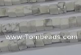 CCU302 15.5 inches 4*4mm cube white howlite beads wholesale