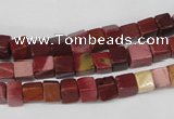 CCU35 15.5 inches 5*5mm cube mookaite beads wholesale