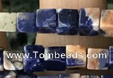 CCU463 15.5 inches 4*4mm cube sodalite gemstone beads wholesale