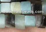 CCU486 15.5 inches 6*6mm cube amazonite beads wholesale