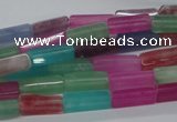 CCU515 15.5 inches 4*13mm cuboid mixed quartz beads wholesale