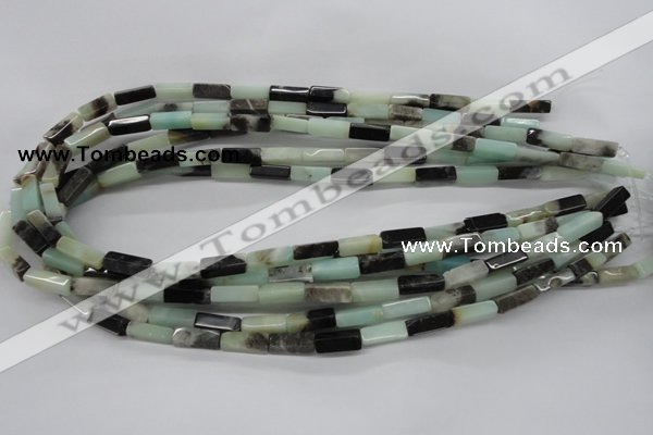 CCU518 15.5 inches 4*13mm cuboid amazonite gemstone beads wholesale