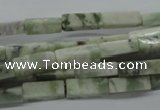 CCU519 15.5 inches 4*13mm cuboid peace stone beads wholesale