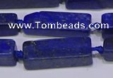 CCU620 15.5 inches 8*20mm - 10*30mm cuboid lapis lazuli beads