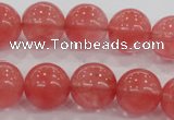 CCY106 15.5 inches 16mm round cherry quartz beads wholesale