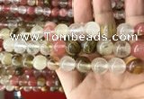 CCY634 15.5 inches 12mm round volcano cherry quartz beads wholesale