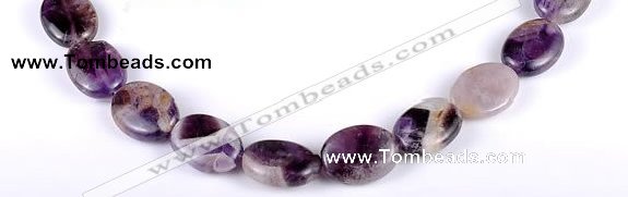 CDA02 15*20mm oval dogtooth amethyst quartz beads Wholesale