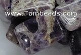 CDA07 15.5 inches 22*30mm rectangle dogtooth amethyst quartz beads