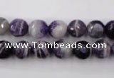 CDA153 15.5 inches 10mm faceted round dogtooth amethyst beads