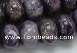 CDA20 15.5 inches 15*20mm rondelle dogtooth amethyst quartz beads