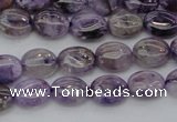 CDA300 15.5 inches 7*8mm oval dyed dogtooth amethyst beads