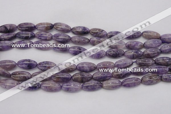 CDA301 15.5 inches 9*18mm oval dyed dogtooth amethyst beads