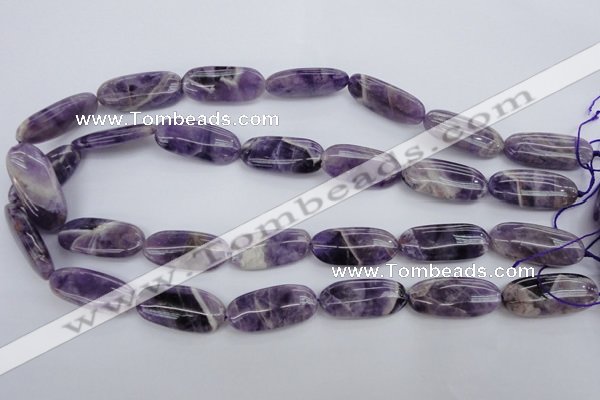 CDA35 15.5 inches 13*28mm oval dogtooth amethyst beads