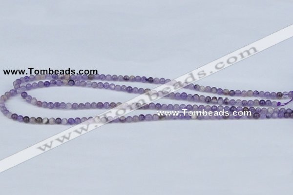 CDA50 15.5 inches 4mm round dogtooth amethyst beads wholesale