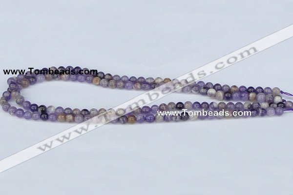 CDA51 15.5 inches 6mm round dogtooth amethyst beads wholesale