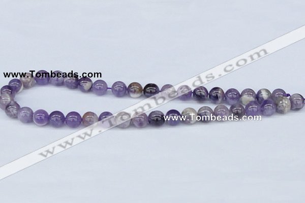 CDA53 15.5 inches 10mm round dogtooth amethyst beads wholesale