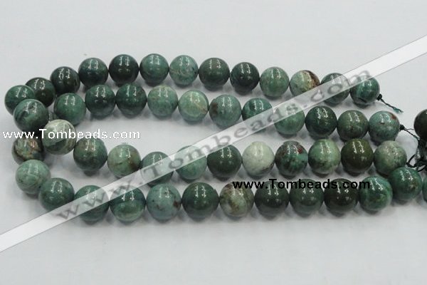 CDB03 15.5 inches 16mm round natural new dragon blood jasper beads