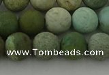 CDB104 15.5 inches 12mm round matte New dragon blood jasper beads