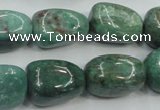 CDB11 15.5 inches 14*20mm nugget natural new dragon blood jasper beads