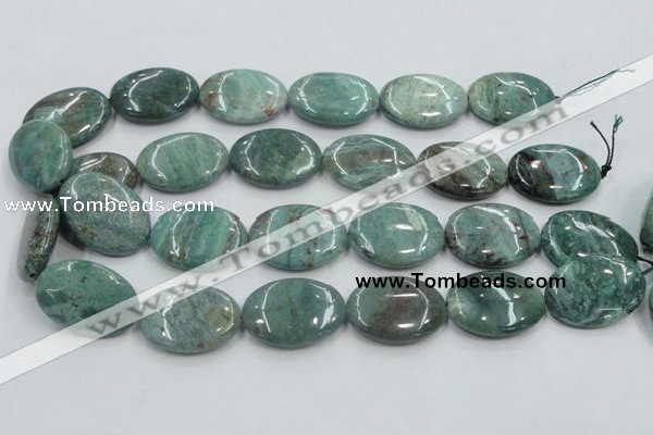 CDB21 15.5 inches 22*30mm oval natural new dragon blood jasper beads