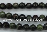 CDB229 15.5 inches 8mm round natural dragon blood jasper beads