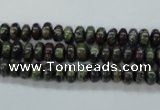 CDB233 15.5 inches 4*6mm rondelle natural dragon blood jasper beads