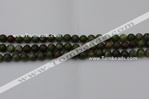 CDB300 15.5 inches 4mm round dragon blood jasper beads wholesale