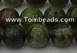 CDB305 15.5 inches 14mm round dragon blood jasper beads wholesale