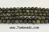 CDB343 15.5 inches 10mm round dragon blood jasper beads wholesale