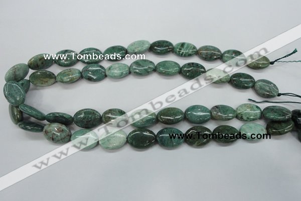 CDB35 15.5 inches 13*18mm oval new dragon blood jasper beads