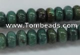 CDB39 15.5 inches 6*10mm rondelle new dragon blood jasper beads