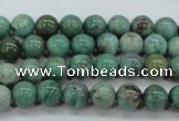 CDB41 15.5 inches 8mm round new dragon blood jasper beads