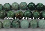 CDB43 15.5 inches 12mm round new dragon blood jasper beads