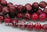 CDE03 15.5 inches 8mm round dyed sea sediment jasper beads