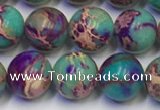 CDE1057 15.5 inches 8mm round sea sediment jasper beads wholesale