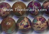 CDE1058 15.5 inches 10mm round sea sediment jasper beads wholesale