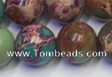 CDE1059 15.5 inches 12mm round sea sediment jasper beads wholesale