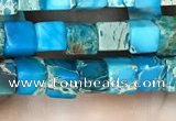 CDE1203 15.5 inches 4.5mm - 5mm cube sea sediment jasper beads