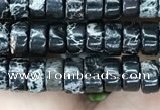 CDE1238 15.5 inches 3*6mm heishi sea sediment jasper beads