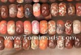 CDE1251 15.5 inches 2.5*4mm rondelle sea sediment jasper beads