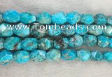 CDE1361 15.5 inches 15*20mm faceted nuggets sediment jasper beads