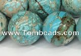 CDE1372 15.5 inches 16mm round sea sediment jasper beads wholesale