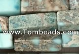 CDE1482 15.5 inches 4*13mm cuboid sea sediment jasper beads