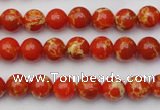 CDE2000 15.5 inches 4mm round dyed sea sediment jasper beads