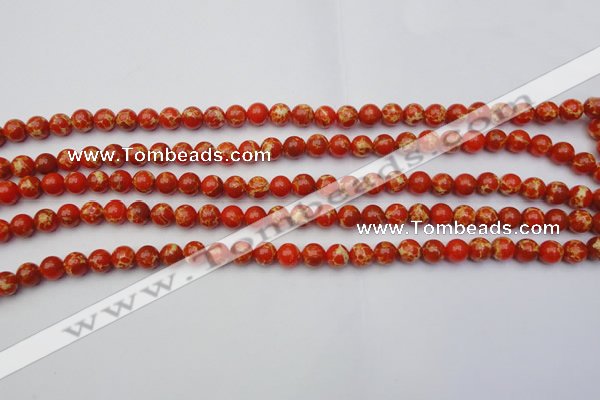 CDE2000 15.5 inches 4mm round dyed sea sediment jasper beads