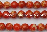 CDE2001 15.5 inches 6mm round dyed sea sediment jasper beads
