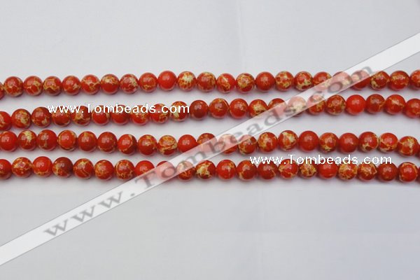 CDE2002 15.5 inches 8mm round dyed sea sediment jasper beads