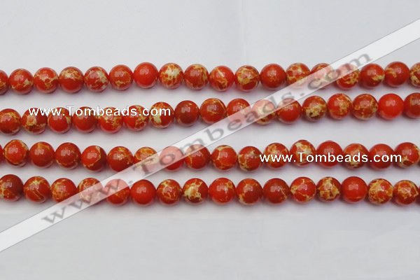 CDE2004 15.5 inches 12mm round dyed sea sediment jasper beads