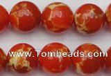 CDE2007 15.5 inches 18mm round dyed sea sediment jasper beads