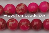 CDE2014 15.5 inches 10mm round dyed sea sediment jasper beads